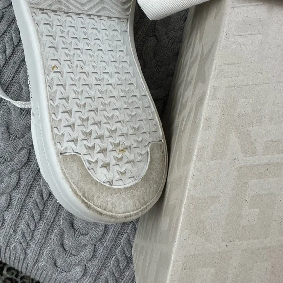 Golden Goose White Sneakers with Silver Details - Picture 6 of 10